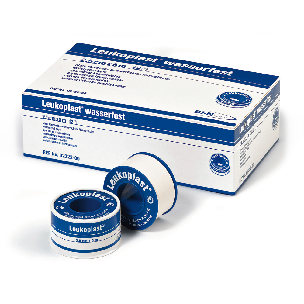 Leukoplast® wasserfest 5 m x 2,5 cm,+ Schutzring